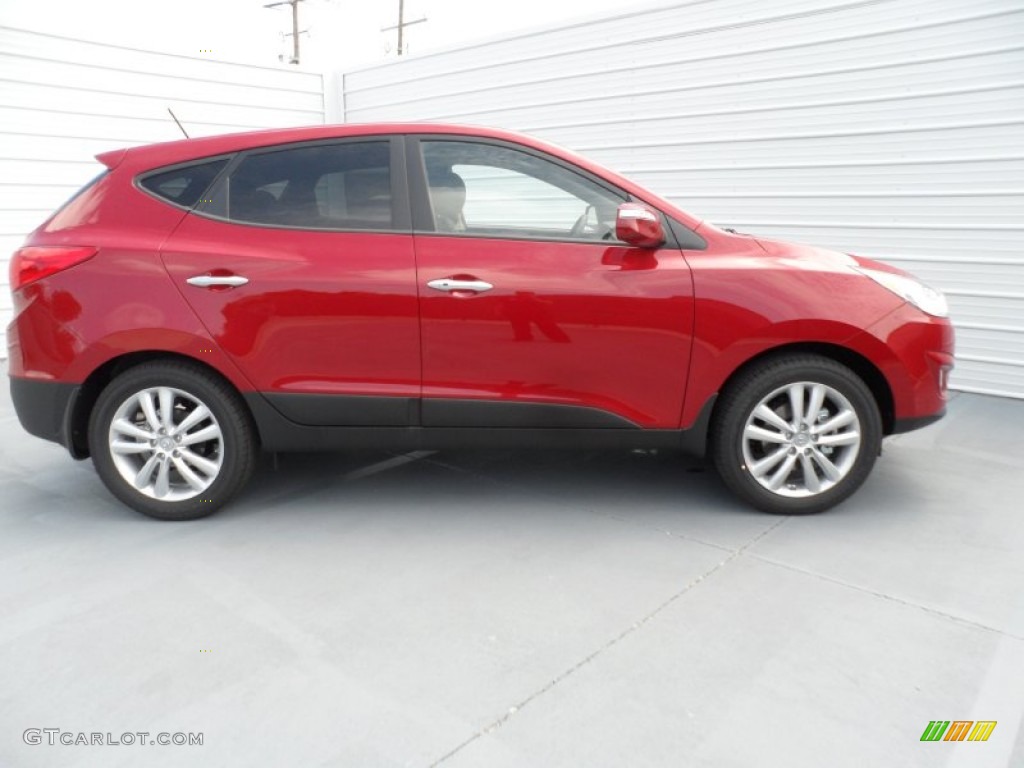 Garnet Red 2013 Hyundai Tucson Limited Exterior Photo #68825372