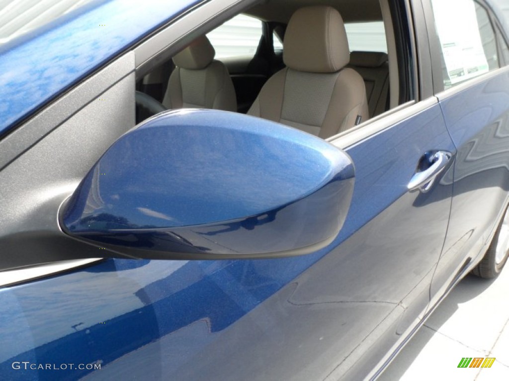 2013 Elantra GT - Atlantic Blue / Beige photo #11