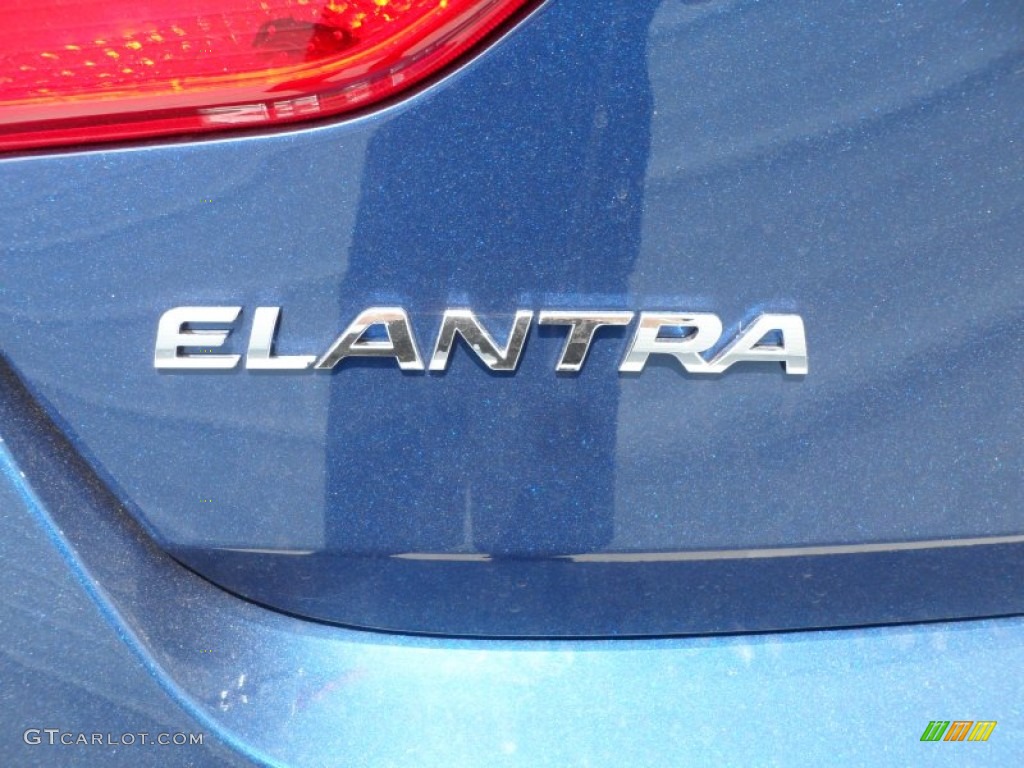 2013 Elantra GT - Atlantic Blue / Beige photo #13