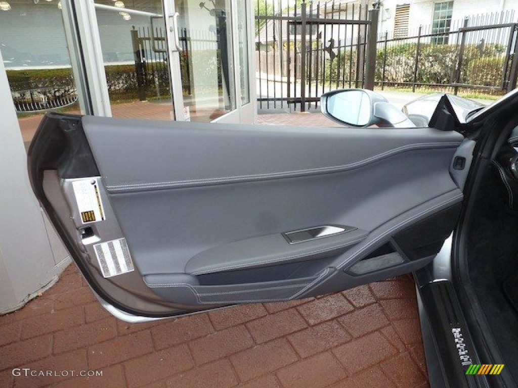 2012 Ferrari 458 Italia Charcoal Door Panel Photo #68825637