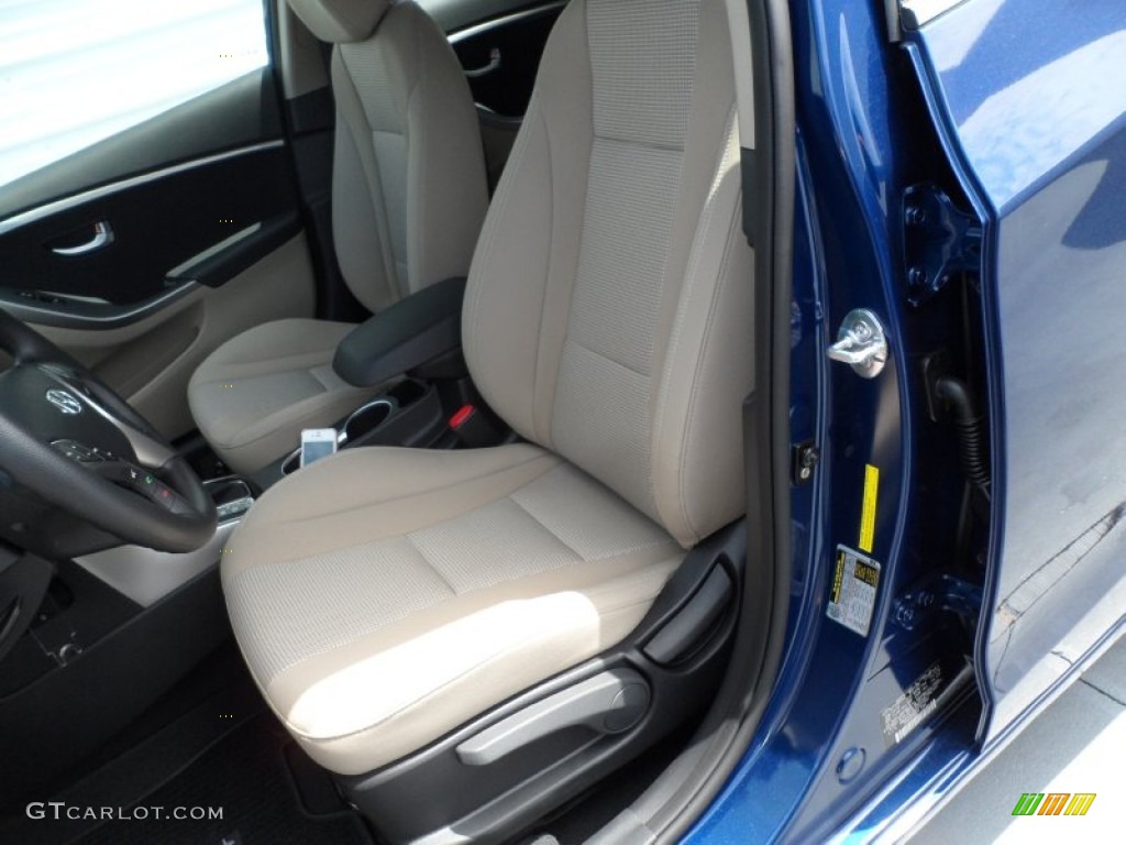 2013 Elantra GT - Atlantic Blue / Beige photo #22