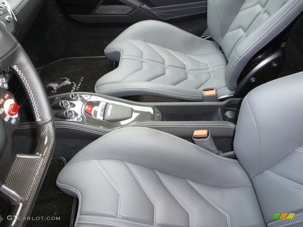 Charcoal Interior 2012 Ferrari 458 Italia Photo #68825702