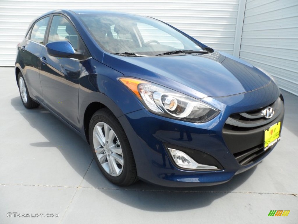 Atlantic Blue Hyundai Elantra