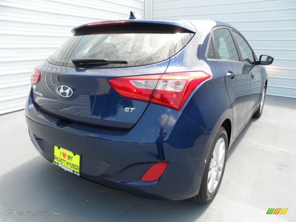 2013 Elantra GT - Atlantic Blue / Black photo #3