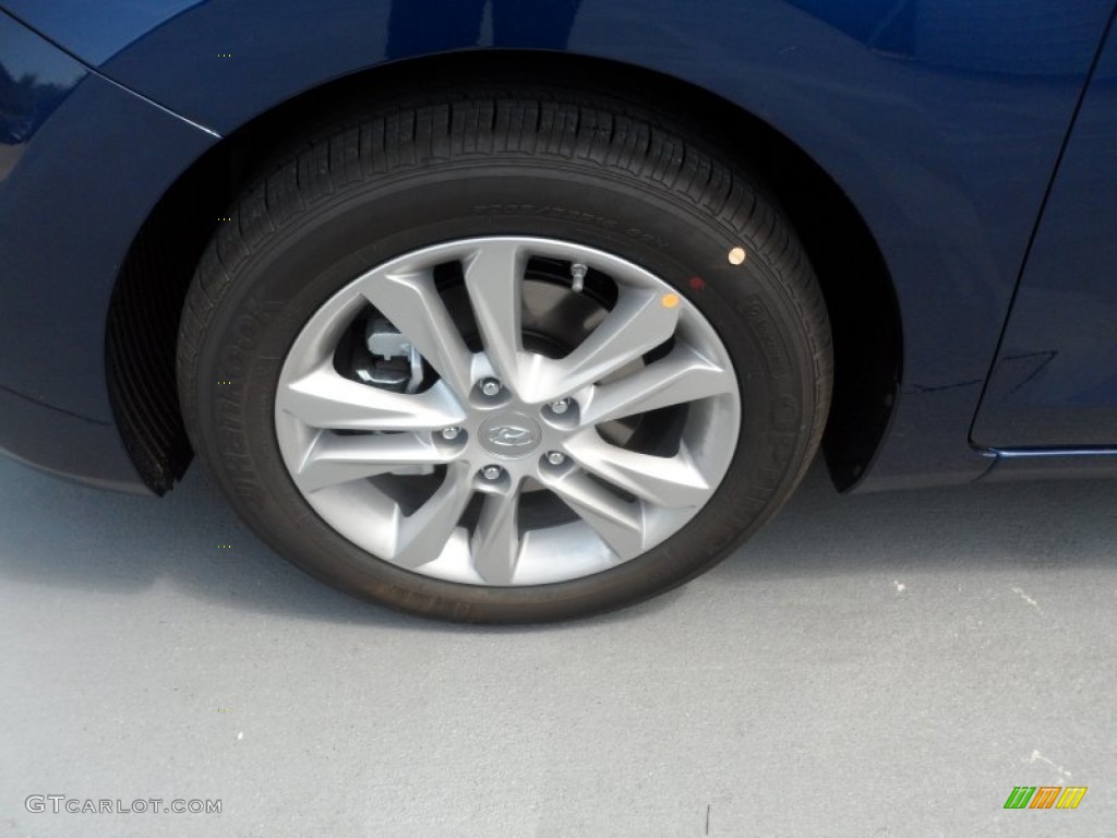 2013 Elantra GT - Atlantic Blue / Black photo #10