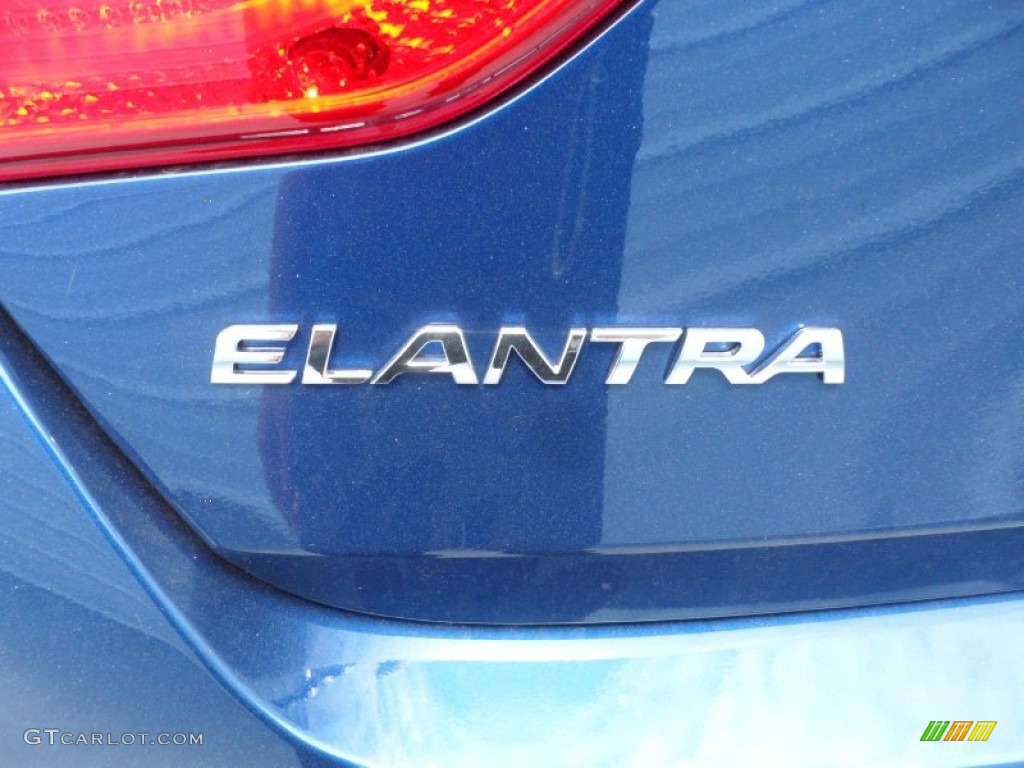 2013 Elantra GT - Atlantic Blue / Black photo #13