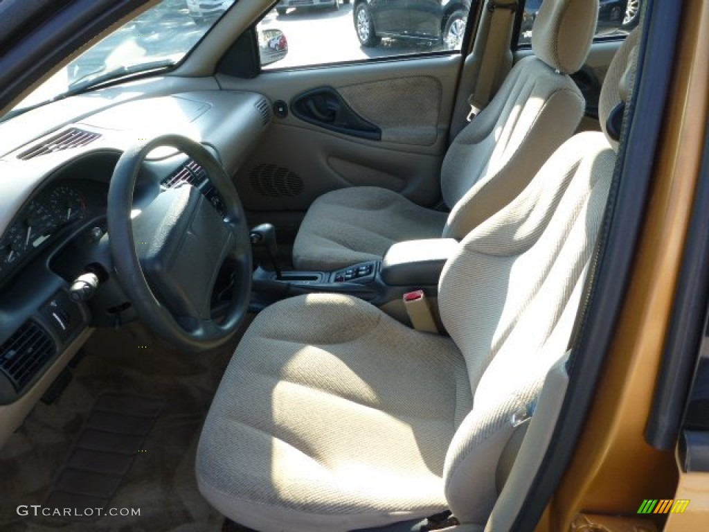 2002 Cavalier LS Sedan - Mayan Gold Metallic / Neutral photo #8