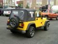 2004 Solar Yellow Jeep Wrangler X 4x4  photo #8
