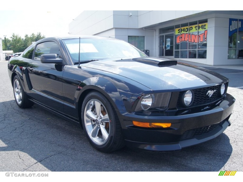 2008 Mustang GT Premium Coupe - Black / Charcoal Black/Dove photo #1