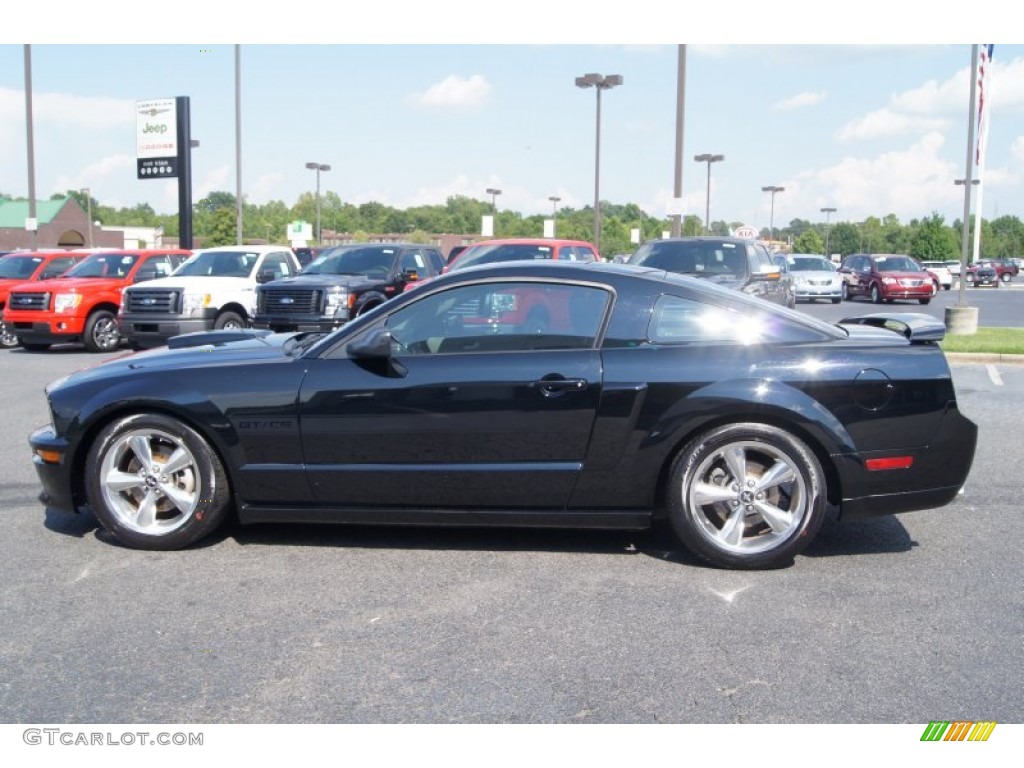 Black 2008 Ford Mustang GT Premium Coupe Exterior Photo #68827610