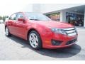 2010 Sangria Red Metallic Ford Fusion SE  photo #1