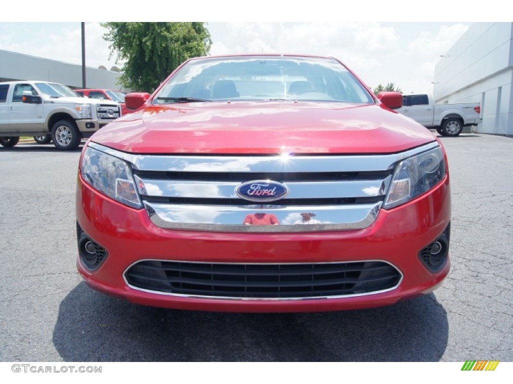 2010 Fusion SE - Sangria Red Metallic / Medium Light Stone photo #7