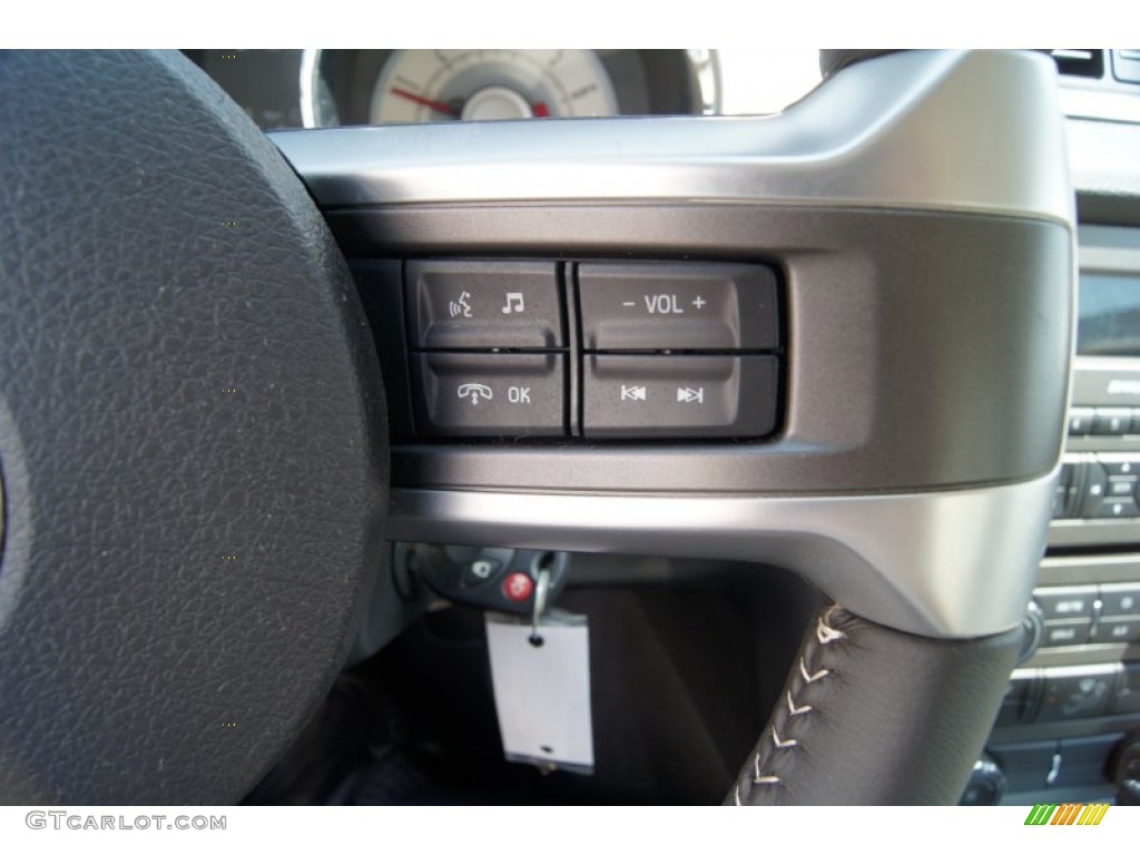 2010 Mustang V6 Premium Coupe - Brilliant Silver Metallic / Stone photo #21