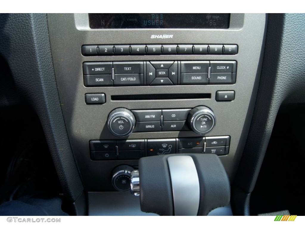 2010 Mustang V6 Premium Coupe - Brilliant Silver Metallic / Stone photo #24