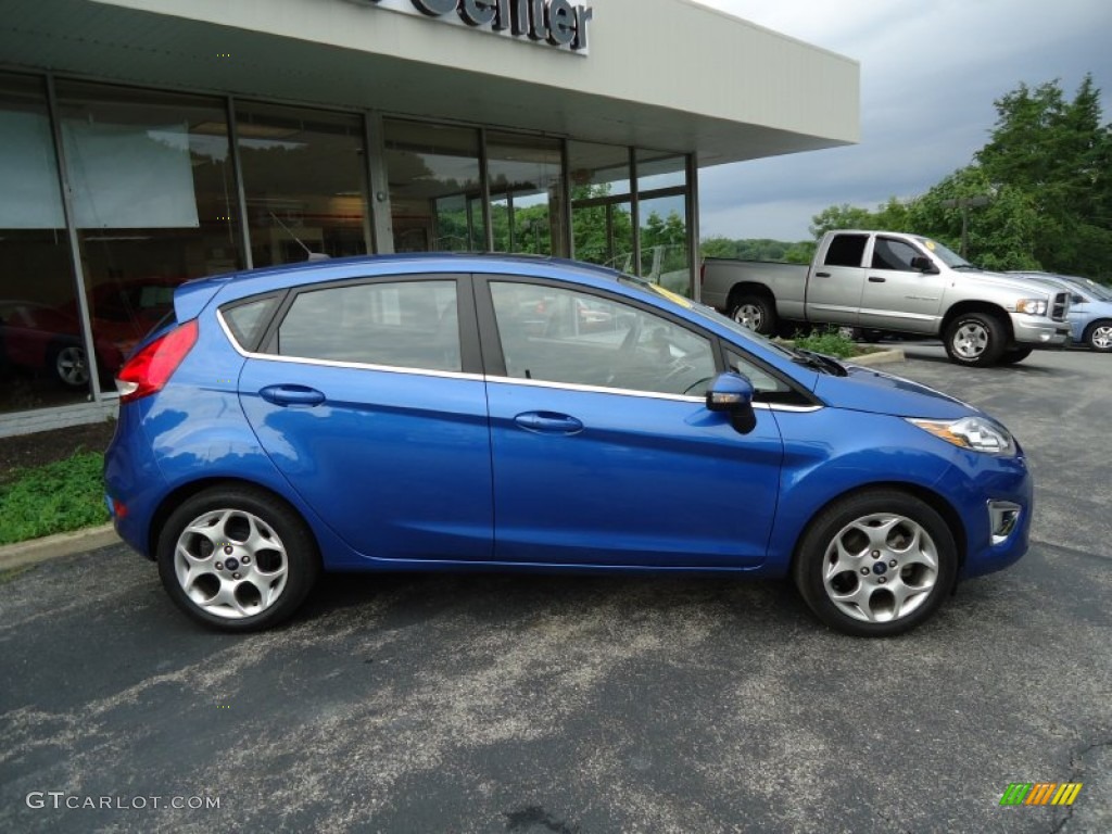 Blue Flame Metallic 2011 Ford Fiesta SES Hatchback Exterior Photo #68830323