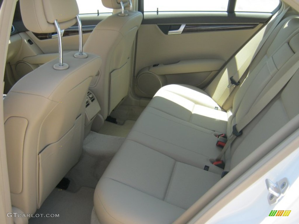 Almond/Mocha Interior 2013 Mercedes-Benz C 250 Sport Photo #68830356