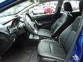 Charcoal Black Leather Front Seat Photo for 2011 Ford Fiesta #68830377