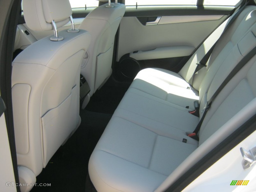 Ash/Black Interior 2013 Mercedes-Benz C 250 Sport Photo #68830446