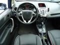 Charcoal Black Leather 2011 Ford Fiesta SES Hatchback Dashboard