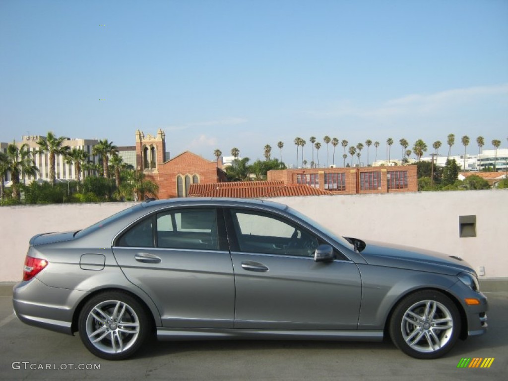 Palladium Silver Metallic 2013 Mercedes-Benz C 250 Sport Exterior Photo #68830492