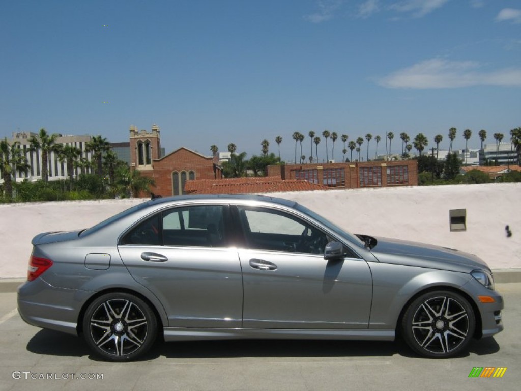 Palladium Silver Metallic 2013 Mercedes-Benz C 250 Sport Exterior Photo #68830575