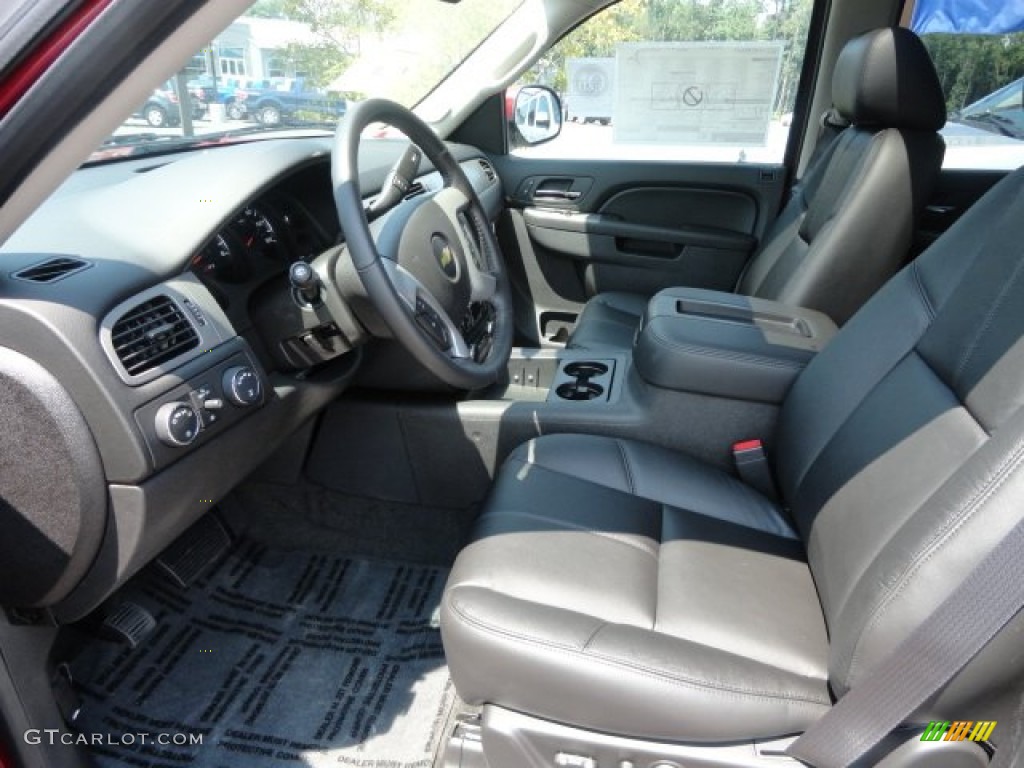 Ebony Interior 2013 Chevrolet Tahoe LT 4x4 Photo #68830938