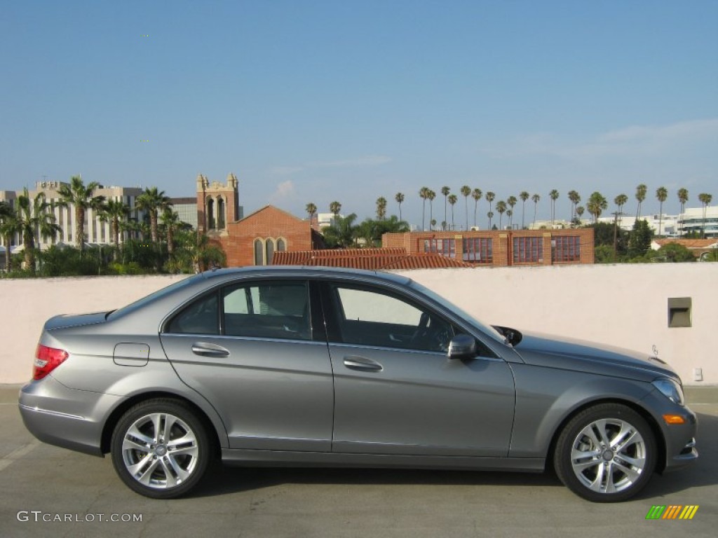 Palladium Silver Metallic 2013 Mercedes-Benz C 250 Luxury Exterior Photo #68831100