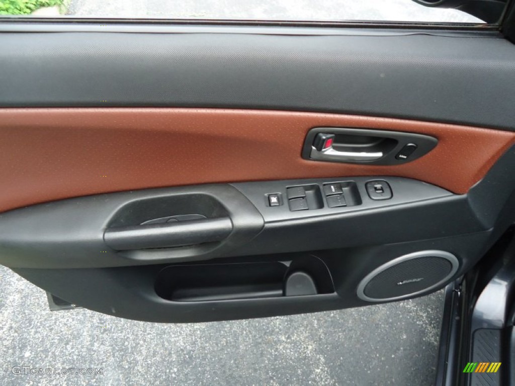 2005 Mazda MAZDA3 SP23 Special Edition Sedan Saddle Brown Door Panel Photo #68831124