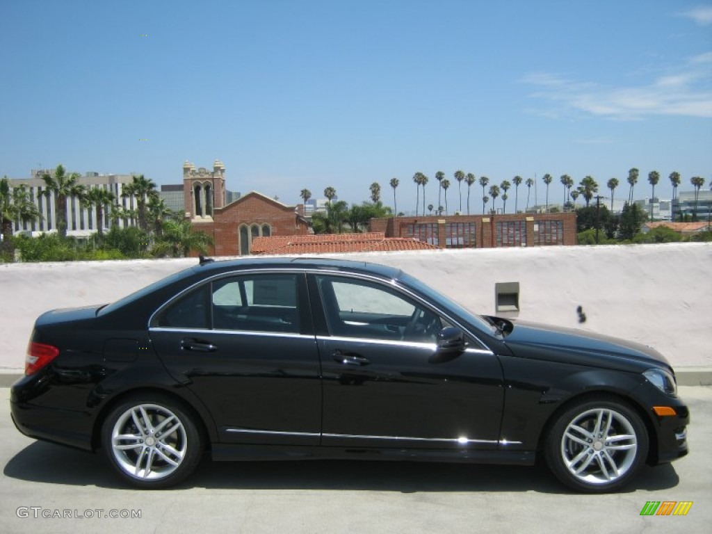 Black 2013 Mercedes-Benz C 250 Sport Exterior Photo #68831187