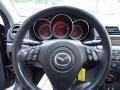 2005 Mazda MAZDA3 Saddle Brown Interior Steering Wheel Photo