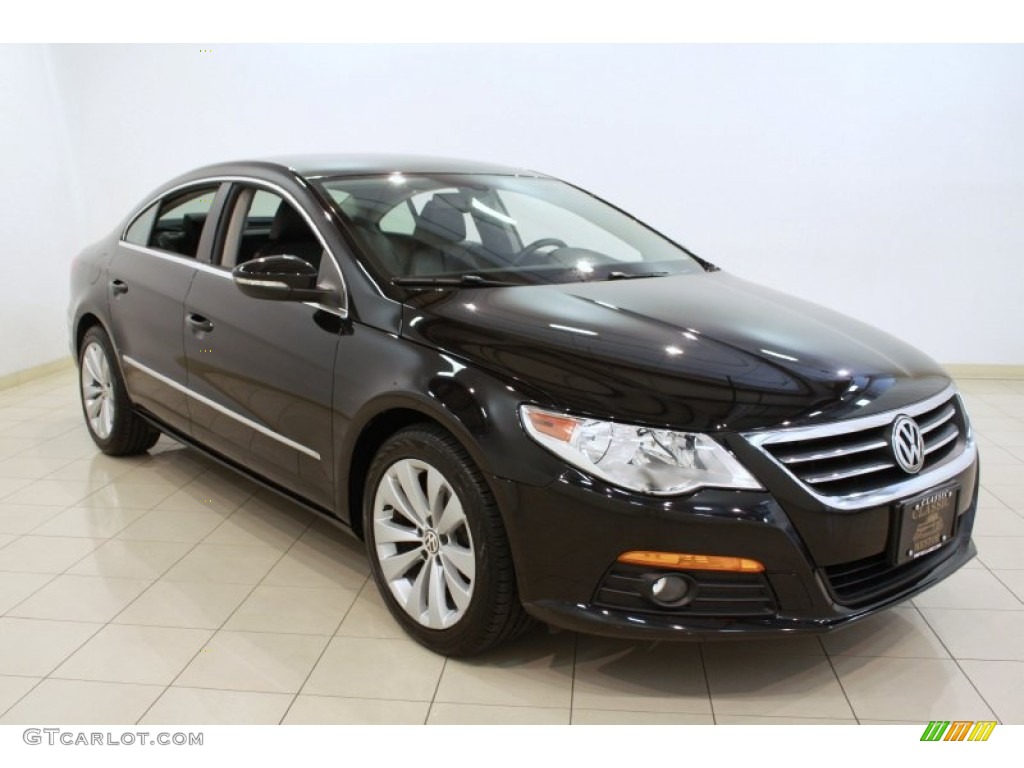 Deep Black Metallic 2010 Volkswagen CC Sport Exterior Photo #68831820