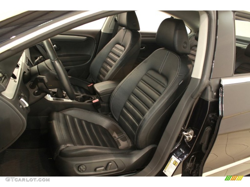 Black Interior 2010 Volkswagen CC Sport Photo #68831862