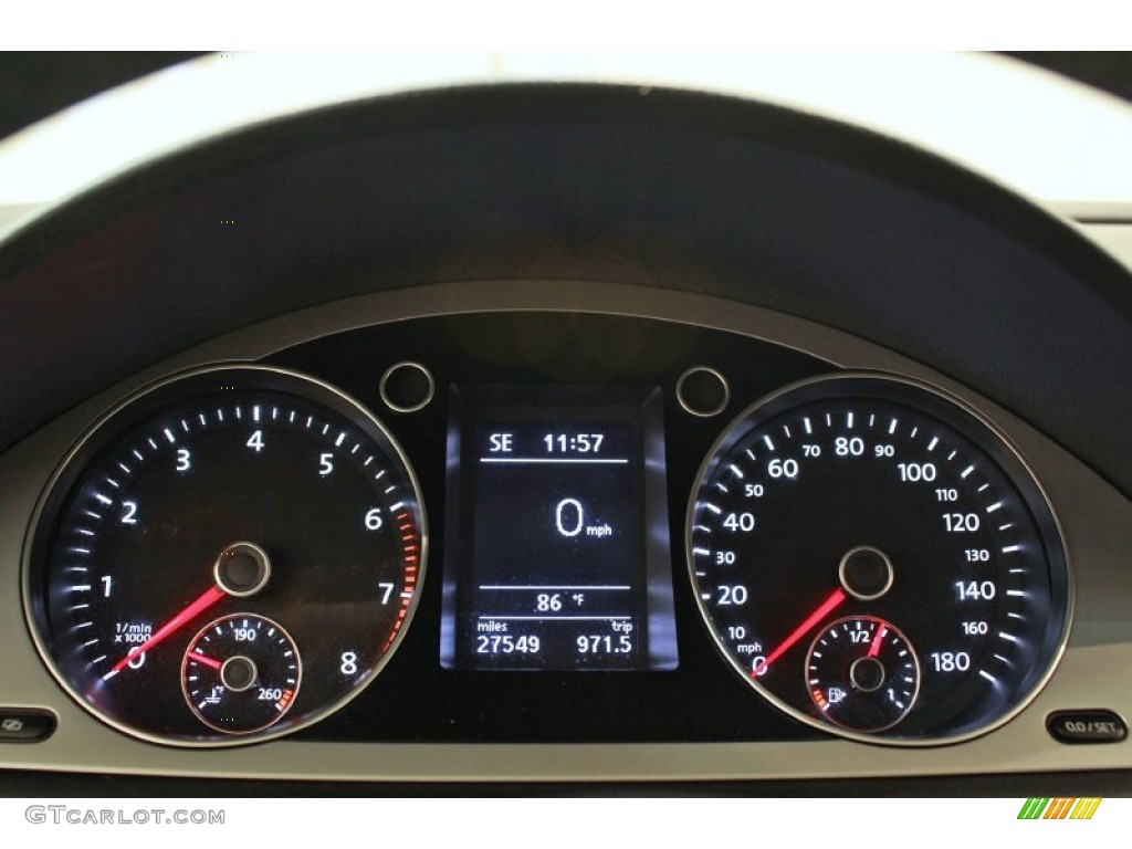 2010 Volkswagen CC Sport Gauges Photo #68831871