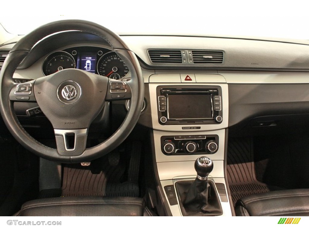 2010 Volkswagen CC Sport Black Dashboard Photo #68832036