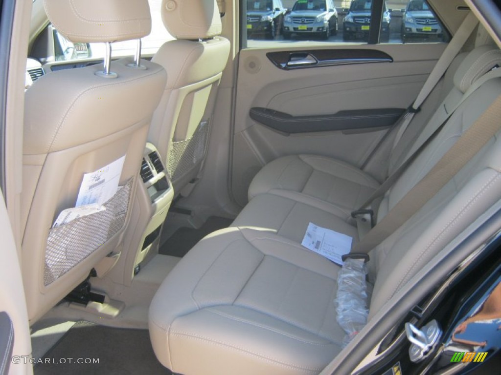 Almond Beige Interior 2013 Mercedes-Benz ML 350 4Matic Photo #68832921