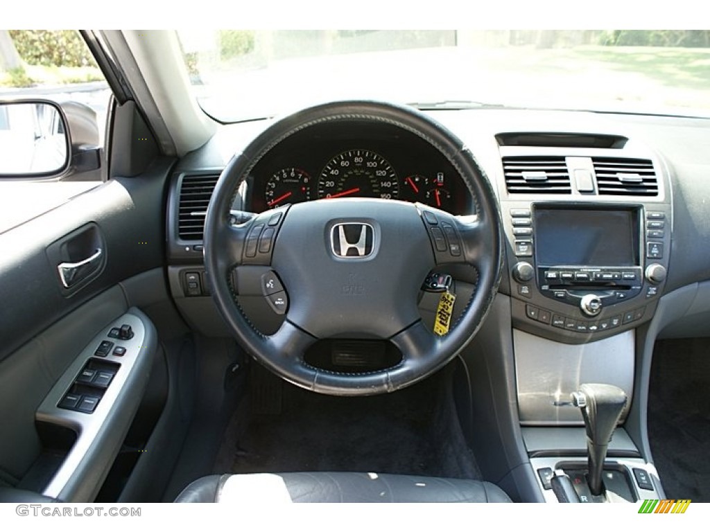 2003 Honda Accord EX Sedan Gray Dashboard Photo #68833230
