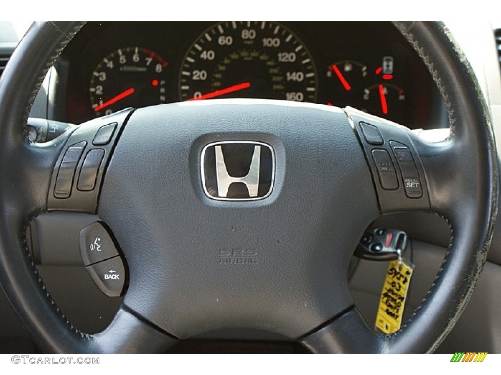 2003 Honda Accord EX Sedan Gray Steering Wheel Photo #68833239
