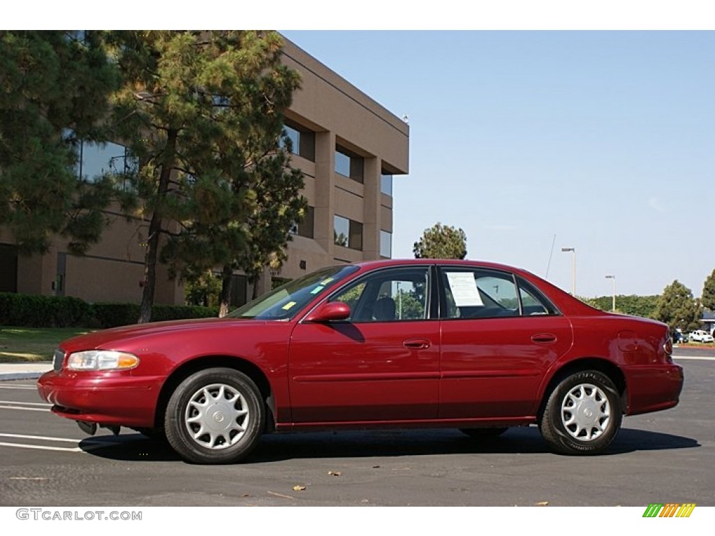 2005 Century Sedan - Cardinal Red Metallic / Gray photo #9