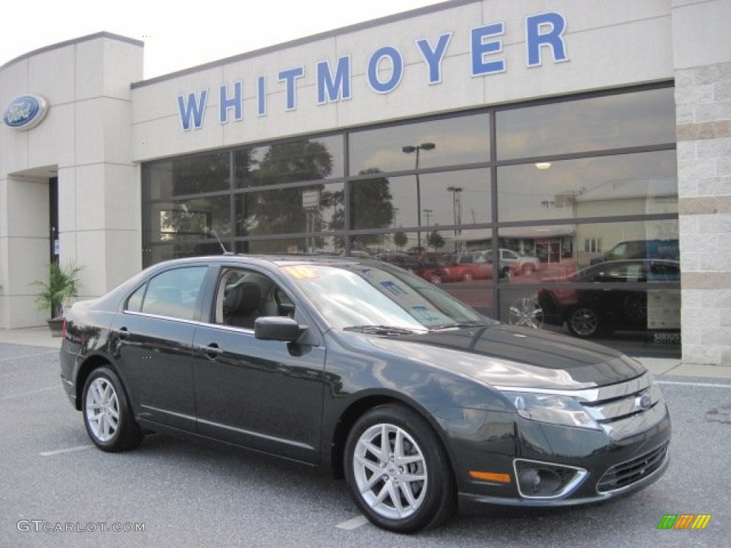 2010 Fusion SEL - Atlantis Green Metallic / Charcoal Black photo #1