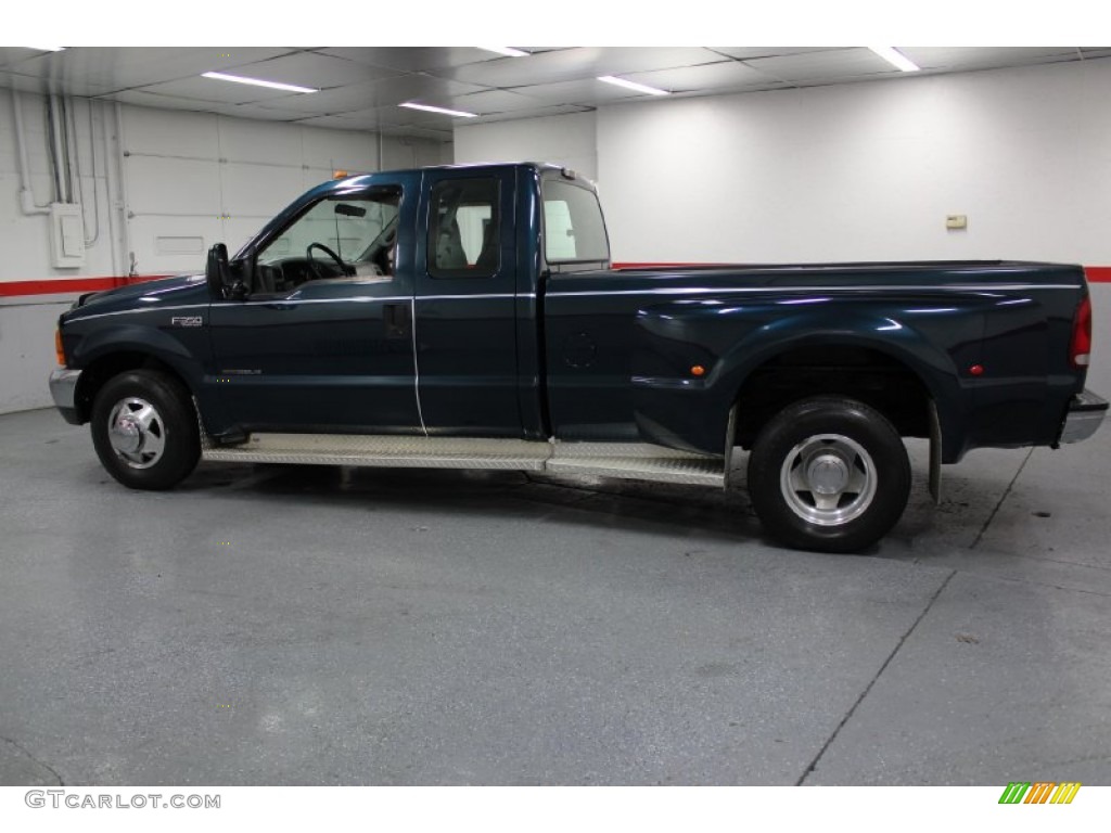 1999 F350 Super Duty XLT SuperCab Dually - Dark Tourmaline Metallic / Medium Graphite photo #7