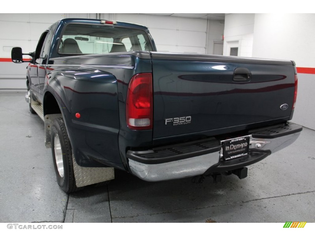 1999 F350 Super Duty XLT SuperCab Dually - Dark Tourmaline Metallic / Medium Graphite photo #10