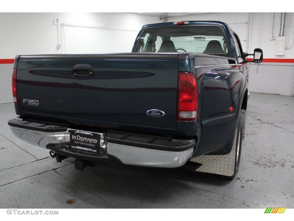 1999 F350 Super Duty XLT SuperCab Dually - Dark Tourmaline Metallic / Medium Graphite photo #12