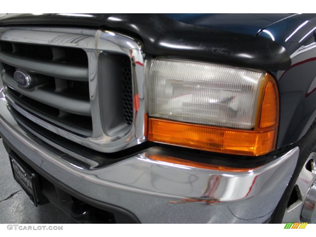 1999 F350 Super Duty XLT SuperCab Dually - Dark Tourmaline Metallic / Medium Graphite photo #21