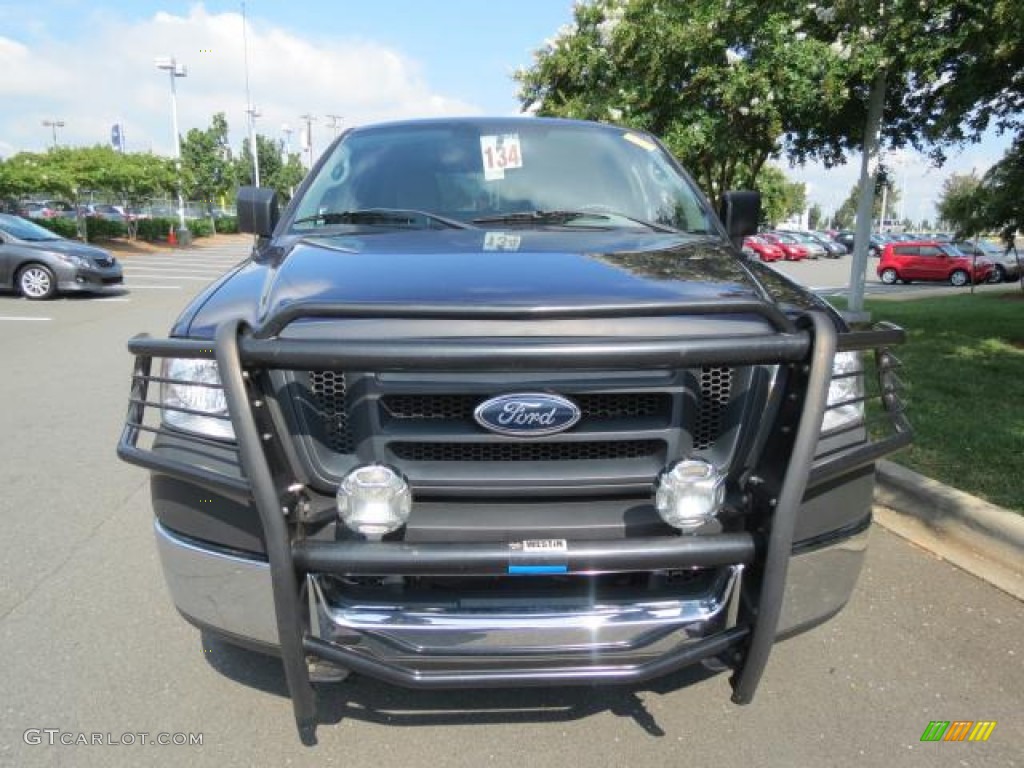 2005 F150 XLT Regular Cab - True Blue Metallic / Medium Flint Grey photo #2