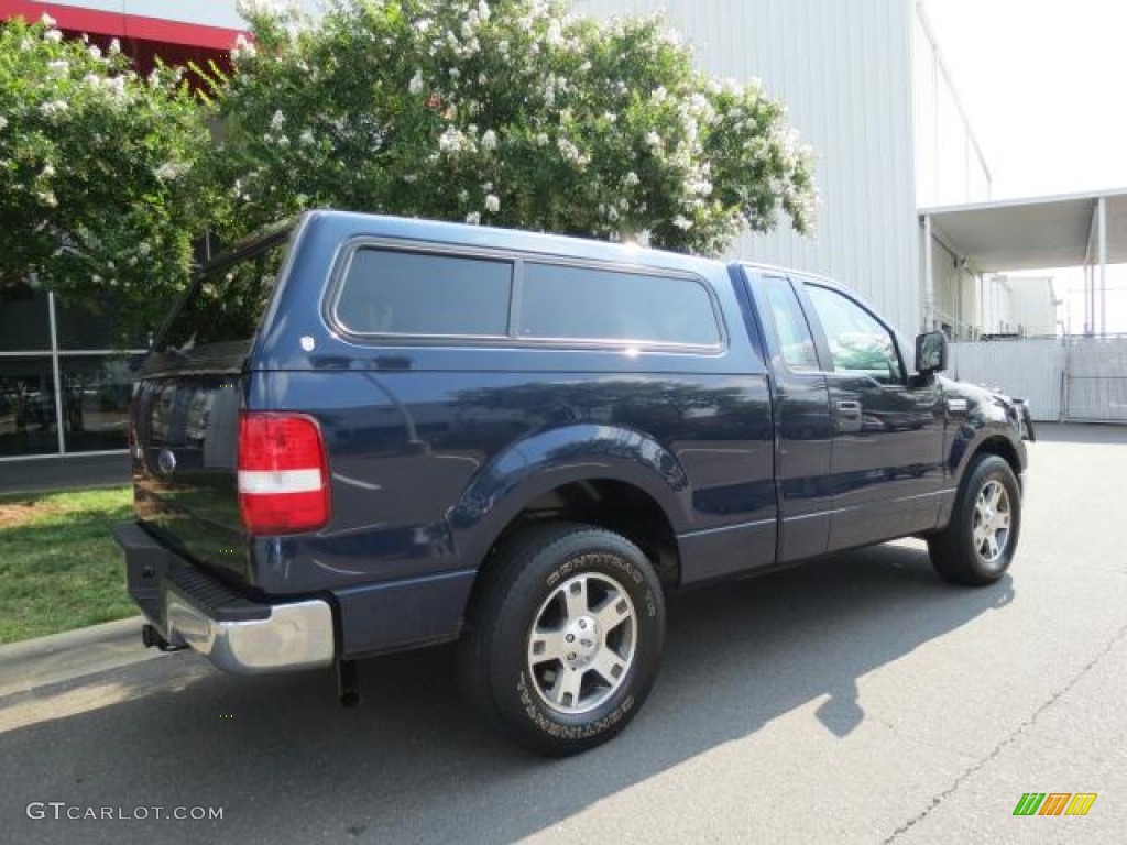 2005 F150 XLT Regular Cab - True Blue Metallic / Medium Flint Grey photo #20