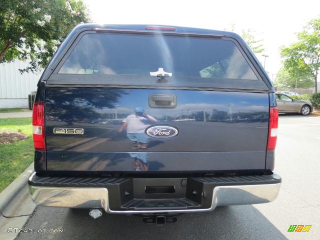 2005 F150 XLT Regular Cab - True Blue Metallic / Medium Flint Grey photo #21