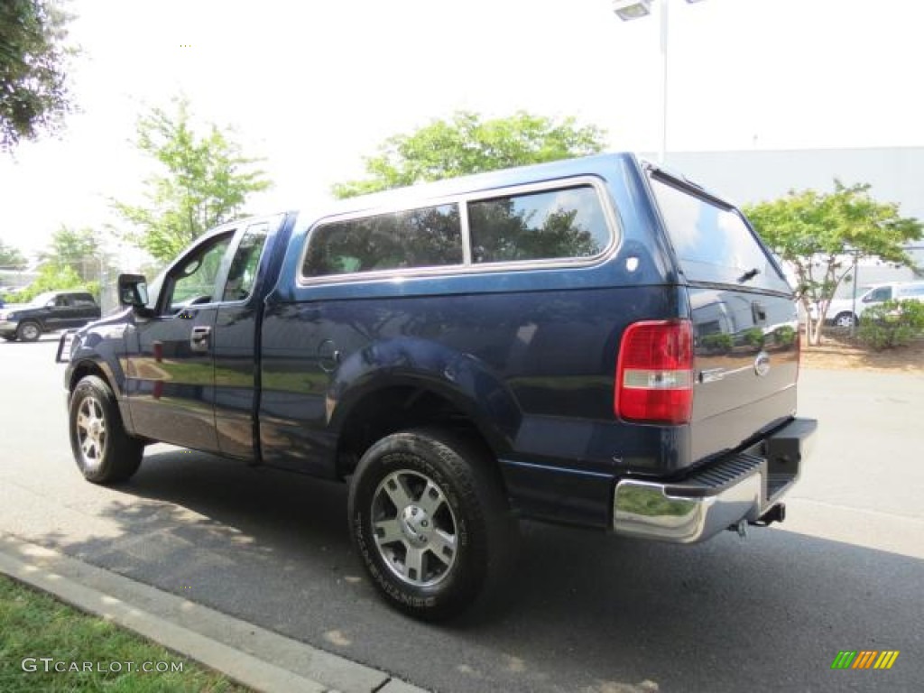 2005 F150 XLT Regular Cab - True Blue Metallic / Medium Flint Grey photo #22