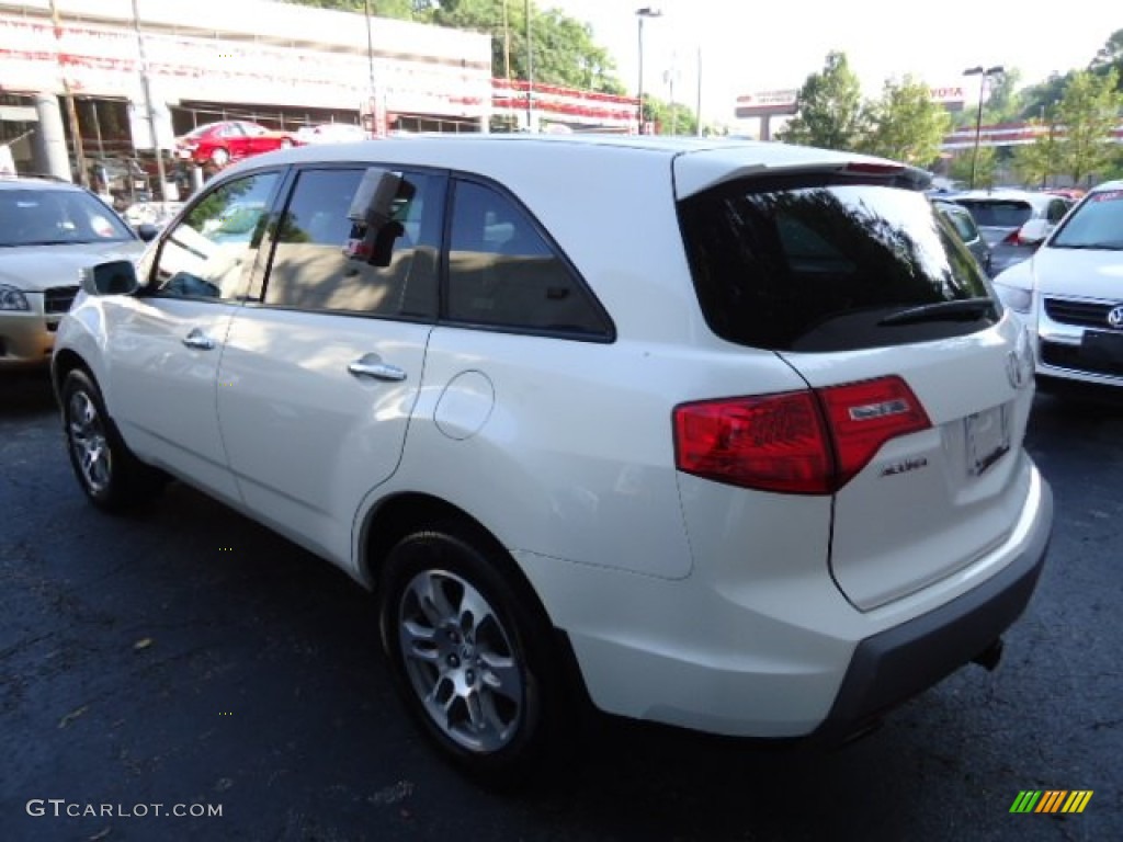 2007 MDX  - Aspen White Pearl / Taupe photo #12