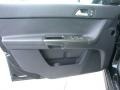 Off Black Flex-Tec/Cream Leather 2011 Volvo S40 T5 R-Design Door Panel