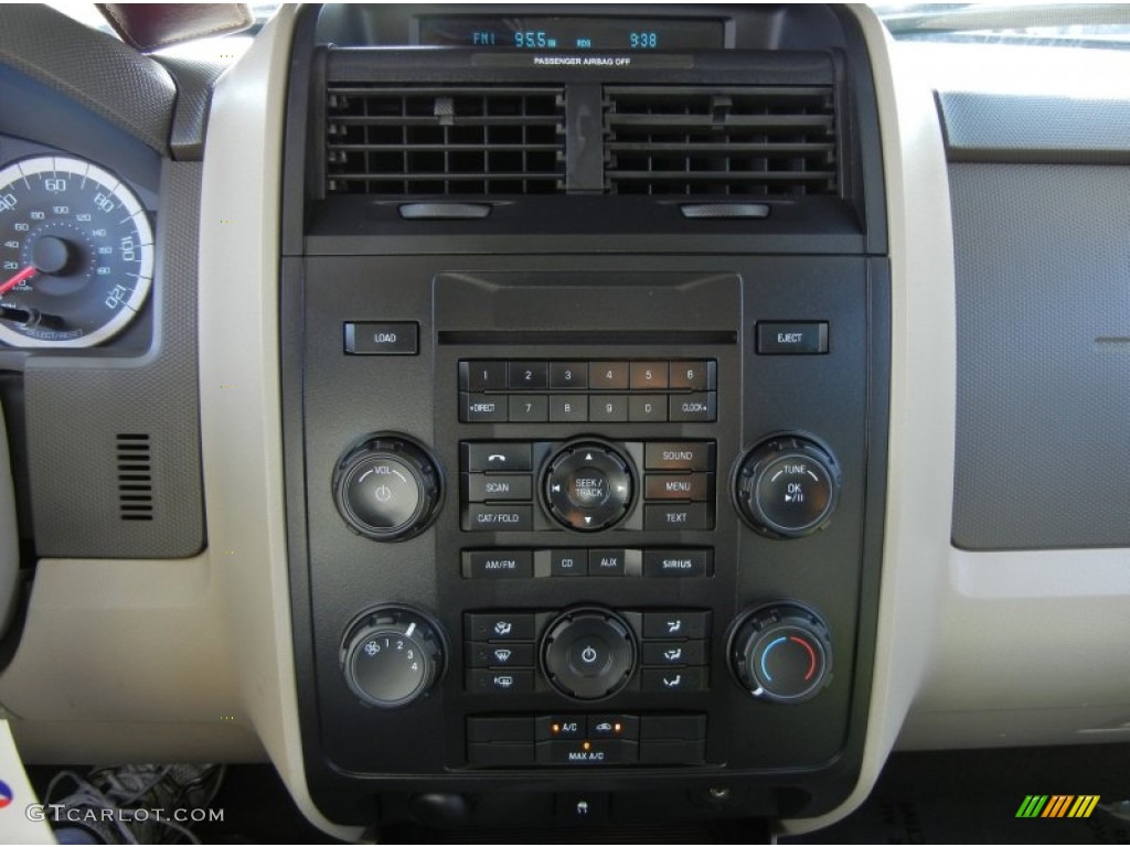 2010 Escape XLS - Steel Blue Metallic / Stone photo #21